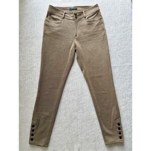 Vintage Ralph Lauren equestrian style pants womens khaki brown Size 6